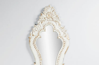 *GIANT* 50" HIGH Ornate Carved Wooden Mirror