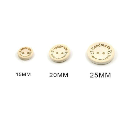 Paxley pieces/pack wooden buttons clothing decoration wedding decor handmade letter love DIY crafting scrapbooking for sewing accessories