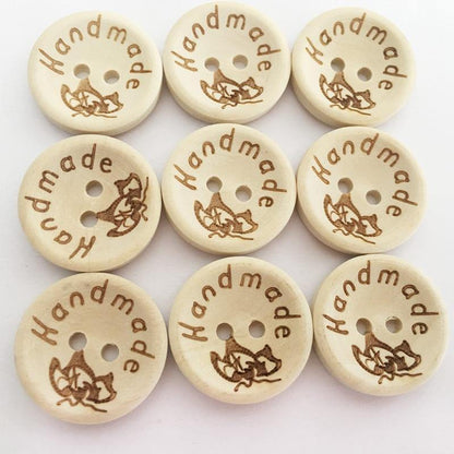 Paxley pieces/pack wooden buttons clothing decoration wedding decor handmade letter love DIY crafting scrapbooking for sewing accessories