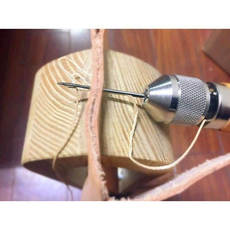 Paxley Schnitz wax line wooden handle sewing awl stitching leather canvas tent sewing needle craft DIY hand-sewn tools
