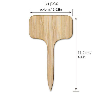 Paxley Wood Plant Labels | Eco-Friendly | Perfect for Garden & Balcony | Marker Tags for Plants