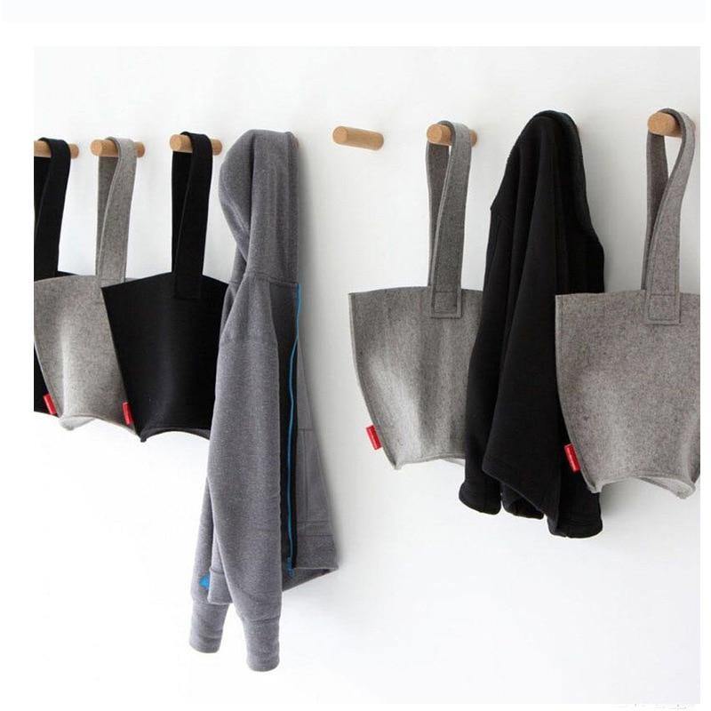 Paxley Wall Hooks made of Wood | Space-saving | Minimalist Design | Sturdy Coat Rack | Decorative and Practical