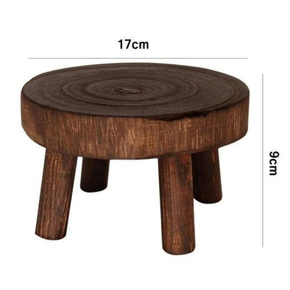 Paxley Wood Plant Stand | Raised Flower Pot Holder | Minimalist Design | Perfect for Living Room