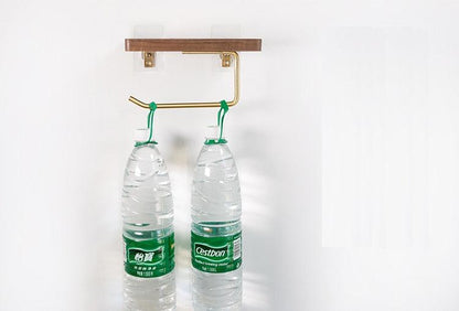 Paxley - Stylish wooden toilet paper holder with storage