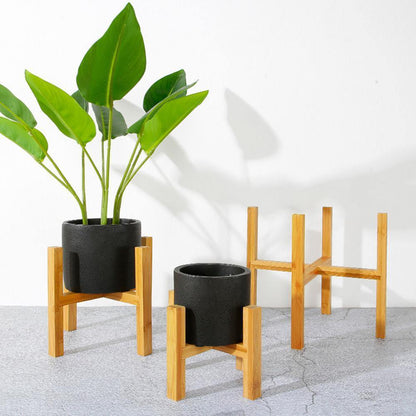 Paxley Plant Stand made of Bamboo | Adjustable & Stable | Perfect for Indoors