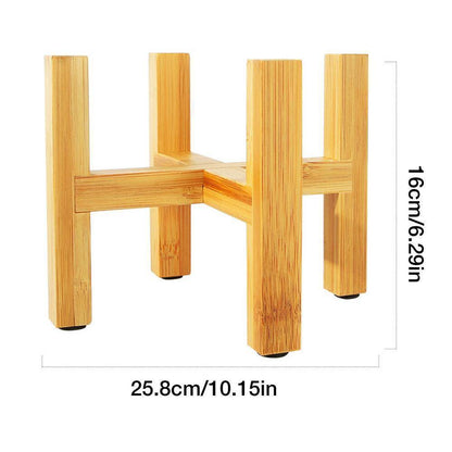 Paxley | Plant Stand | Bamboo Construction | Indoor Holder