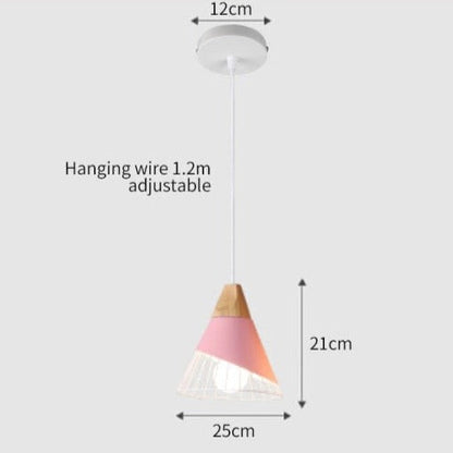 Paxley | Hanging Pendant Lamp Pink
