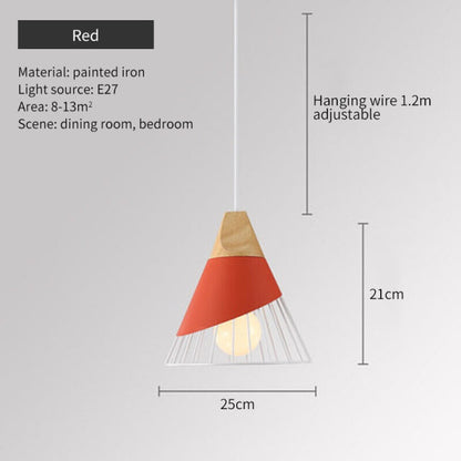 Paxley | Hanging Pendant Lamp Red